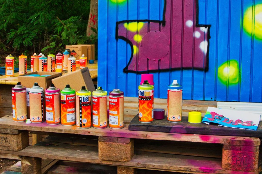 Spraydosen für Graffiti